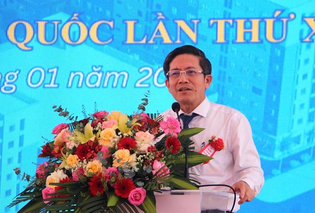 Ông Trần Nam Hưng phát biểu tại buổi lễ